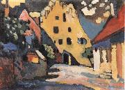 Wassily Kandinsky Murnaui utca oil painting artist